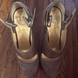 Christian Louboutin Grey Booties